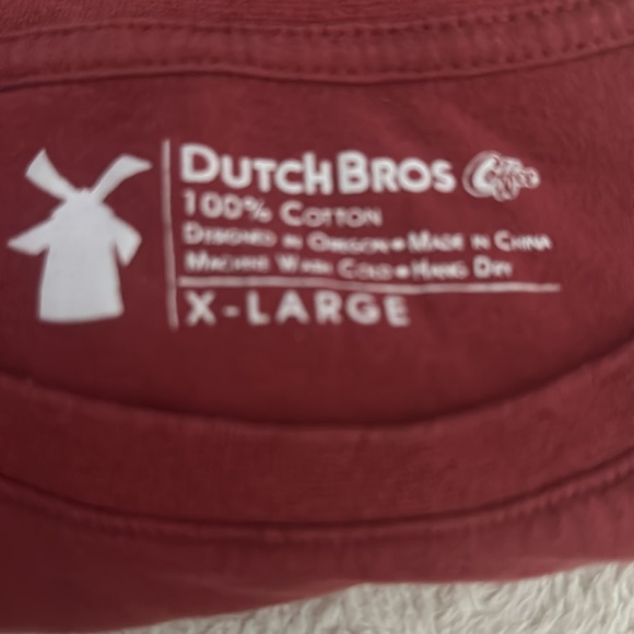 Dutch Bros Unisex Red/Pink “Life is Beautiful” MEDIUM+ LARGE +XL T Rare Vintage - Picture 9 of 11
